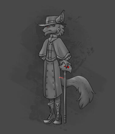 Full Body Sketch + base color + rough shading (Character belongs to @Itzame_ataco on Artfight)